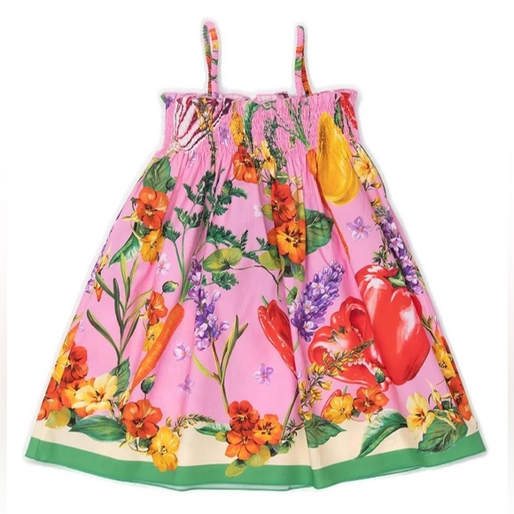 Dolce & Gabbana Other - NEW DOLCE&GABBANA Farmer printed cotton poplin dress